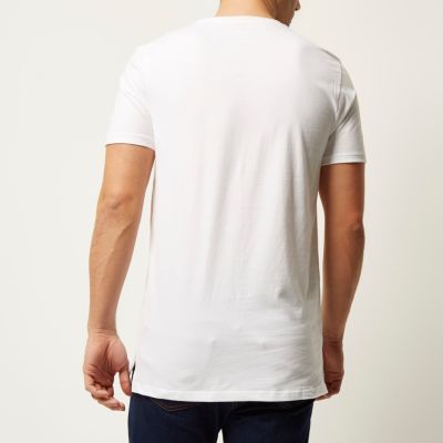 White longline t-shirt